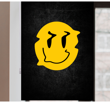 bláznivá roleta dizajn smajlíka - Tenstickers