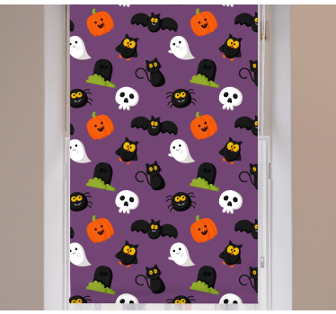Halloweenske tematické postavy deti Roleta - Tenstickers