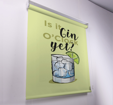 Je to gin obývacia izba Roleta - Tenstickers