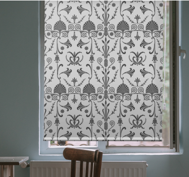kvetinová roleta elegantné botanické úpravy - Tenstickers