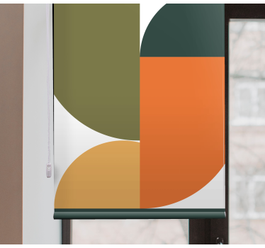 moderná roleta fúzia geometrických tvarov - Tenstickers