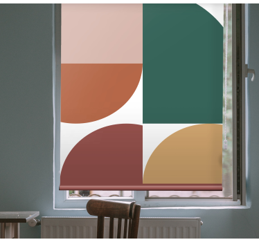 moderná roleta geometrické kruhové vzory - Tenstickers