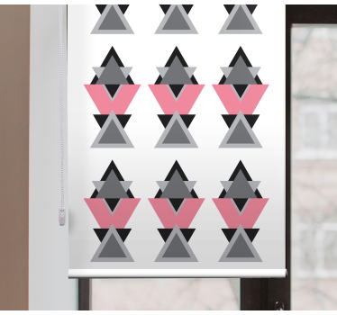 moderná roleta geometrické trojuholníkové tvary - Tenstickers