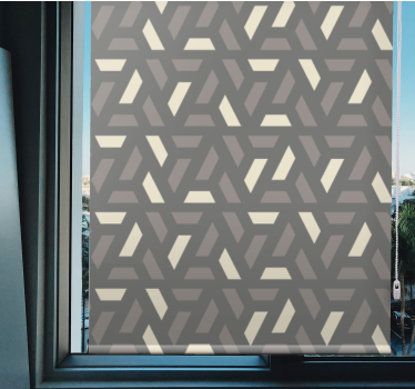 moderná roleta geometrický neutrálny vzor - Tenstickers