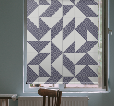 moderná roleta geometrickým vzorom harmónie - Tenstickers