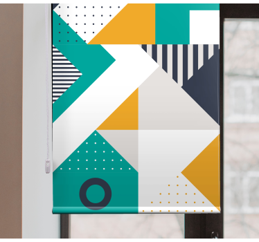 moderná roleta mix geometrických vzorov - Tenstickers