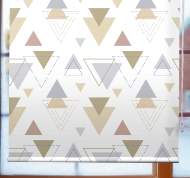 moderná roleta motív geometrického trojuholníka - Tenstickers