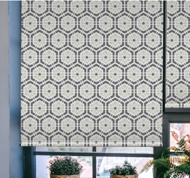 Moderná roleta s geometrickými motívmi - Tenstickers