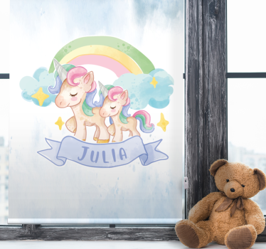 roleta do detskej izby dobrodružstvo s jednorožcom - Tenstickers