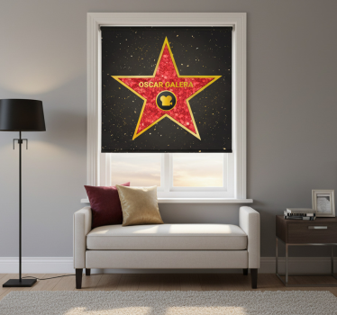 Roleta do izby s prispôsobiteľným hollywoodskym akcentom - Tenstickers