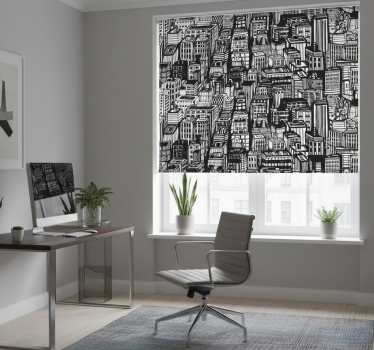 Roleta do kancelárie newyorské mrakodrapy - Tenstickers
