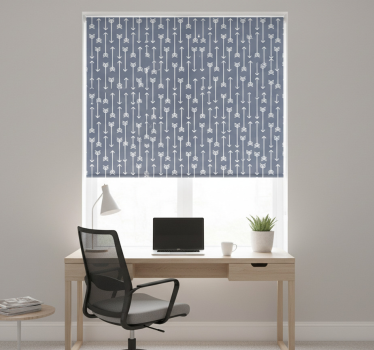 Roleta do kancelárie s minimalistickými šípovými pruhmi - Tenstickers
