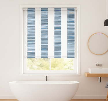 roleta do kúpelne ceramica righe blu - Tenstickers