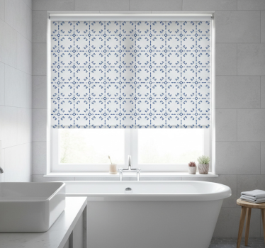 Roleta do kúpeľne s elegantným geometrickým dizajnom - Tenstickers