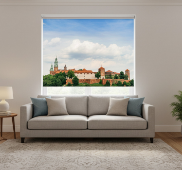 Roleta do obývačky kráľovský hrad v krakove - Tenstickers