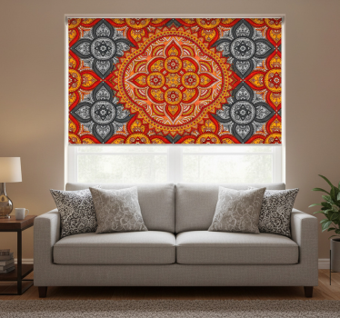 Roleta do obývačky mandala art od henna - Tenstickers
