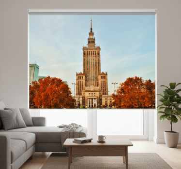 Roleta do obývačky varšavský palác kultúry - Tenstickers