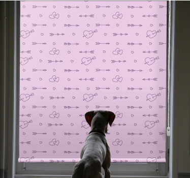 Roleta láska srdcia a šípy - Tenstickers