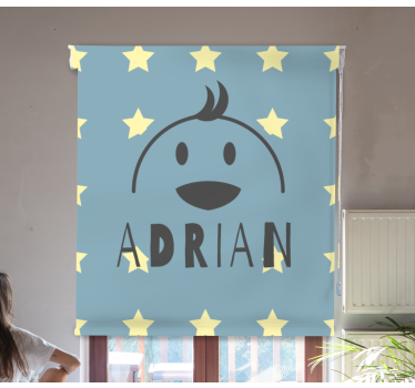 roleta do detskej izby hviezdne kura s menom - Tenstickers