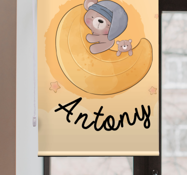 roleta pre bábätko ospalé medvede s menom - Tenstickers
