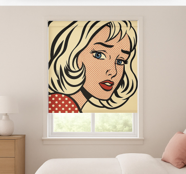 Roleta pre teenagera dievča v pop art štýle - Tenstickers
