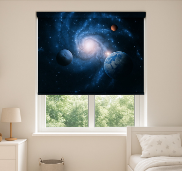 roleta pre teenagera kozmická špirálová galaxia - Tenstickers