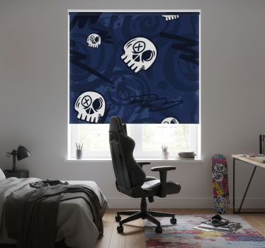 Roleta pre teenagera s graffiti lebkami - Tenstickers