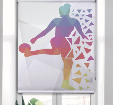 roleta šport geometrický futbalista - Tenstickers