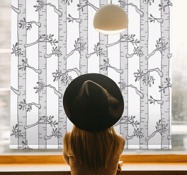 roleta stomy minimalistický sivý vzor - Tenstickers