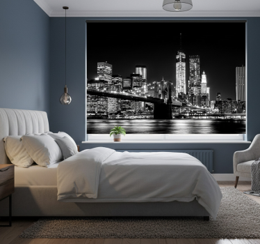 Sivá roleta fotomurál new york rieka east - Tenstickers