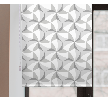 moderná roleta geometrický sivý motív - Tenstickers