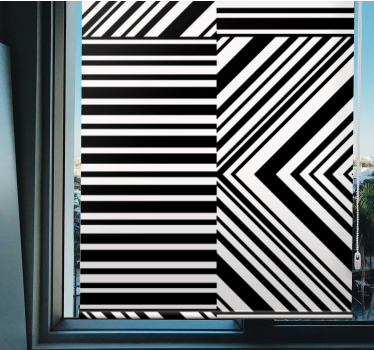 vzorovaná roleta lineárne geometrické vzory - Tenstickers