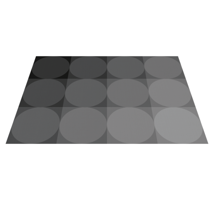 Vzorované prestieranie s jemným kruhovým vzorom - Tenstickers