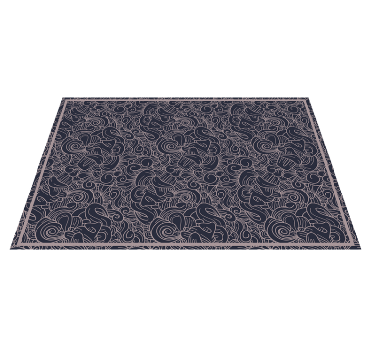 Abstraktné paisley tlačí prestieranie paisley - Tenstickers