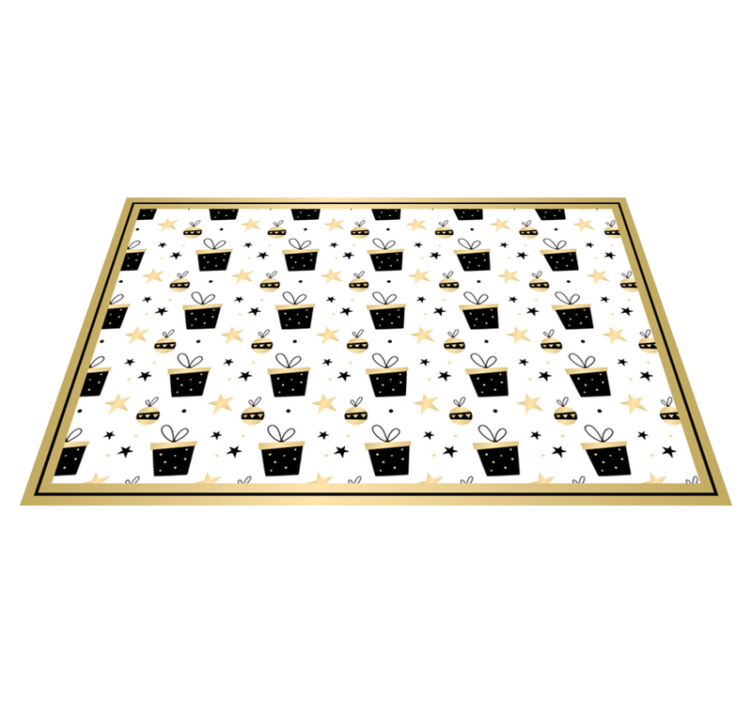 Elegantný darčekový box vzor vianočné prestieranie - Tenstickers