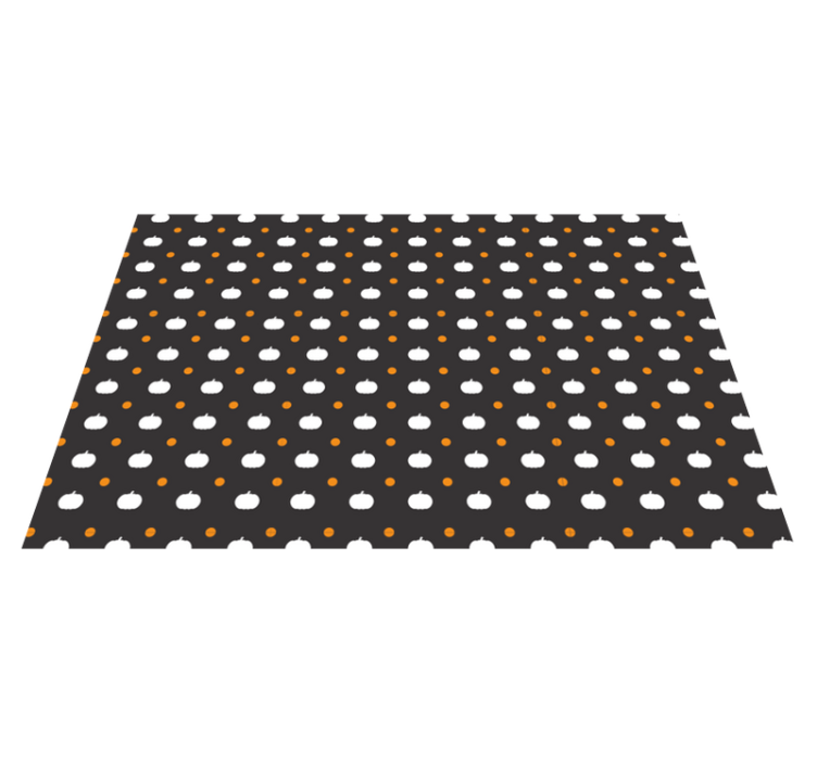 Tekvica a polka dot prestieranie - Tenstickers