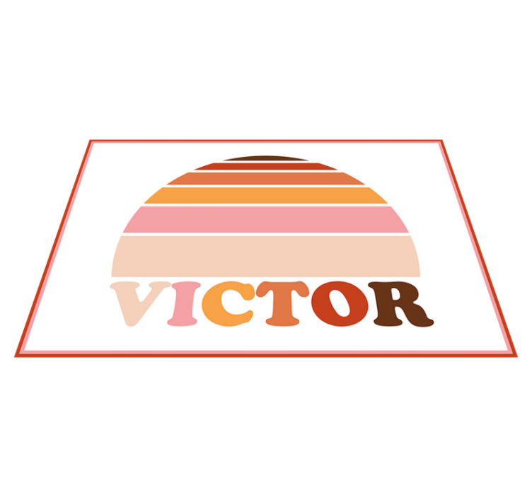 70. Slnko s menom prispôsobeným prestieraním - Tenstickers