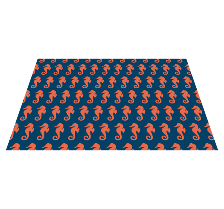 Originálne prestieranie s motívom koníka morského - Tenstickers