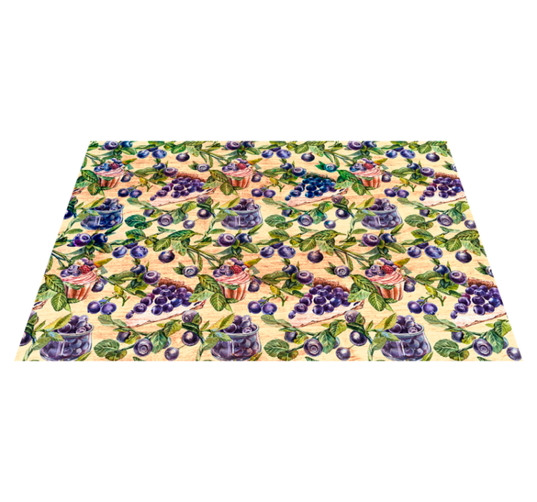 Originálne prestieranie s motívom čučoriedkového muffinu - Tenstickers