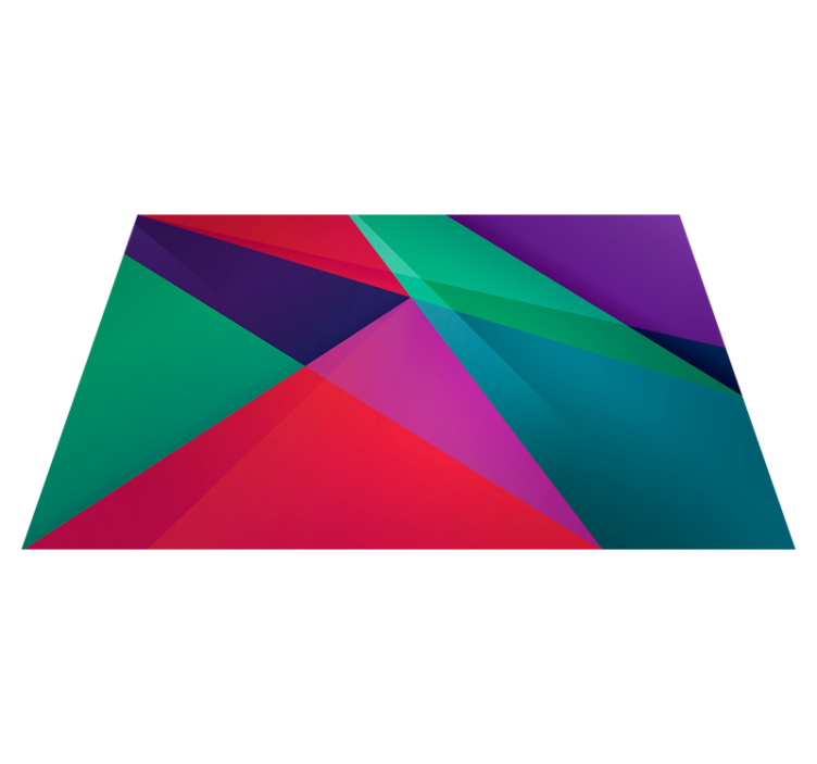 Moderné prestieranie na stôl geometrický farebný dizajn - Tenstickers