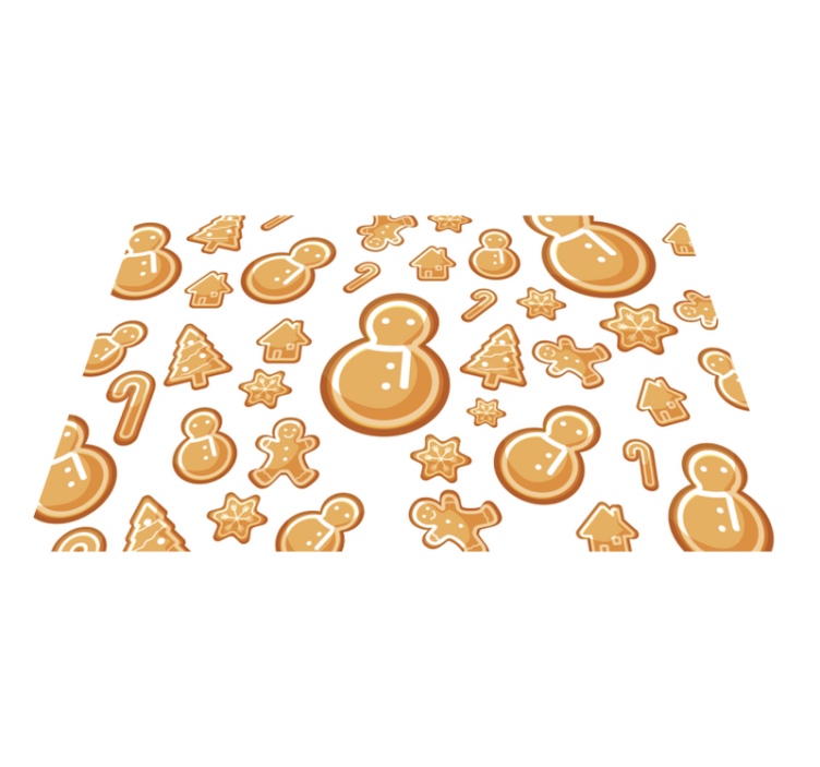 Vianočné prestieranie slávnostné sviatočné tvary - Tenstickers