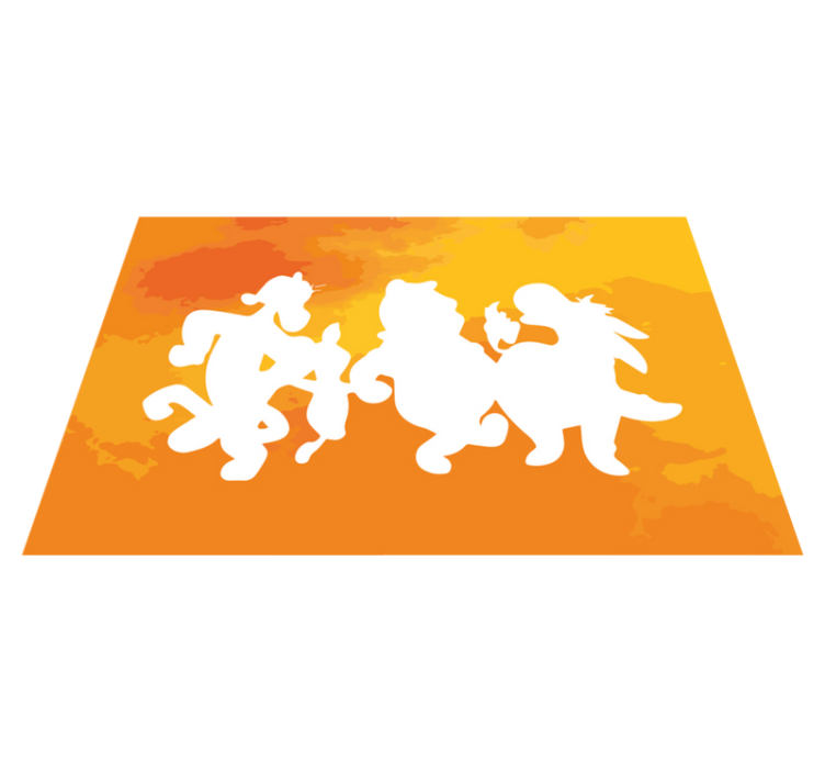 Detské prestieranie s rozprávkovými siluetami - Tenstickers