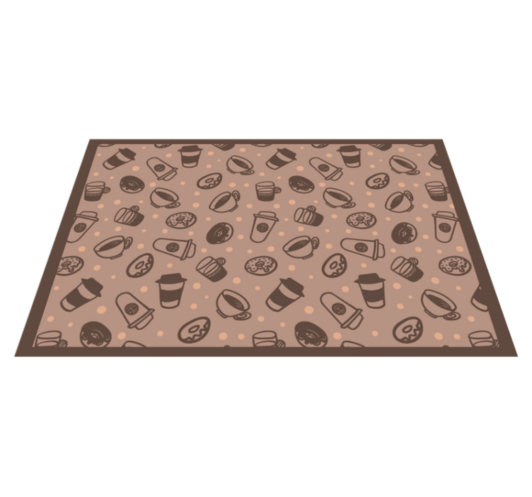 šišky a káva originálne prestieranie - Tenstickers