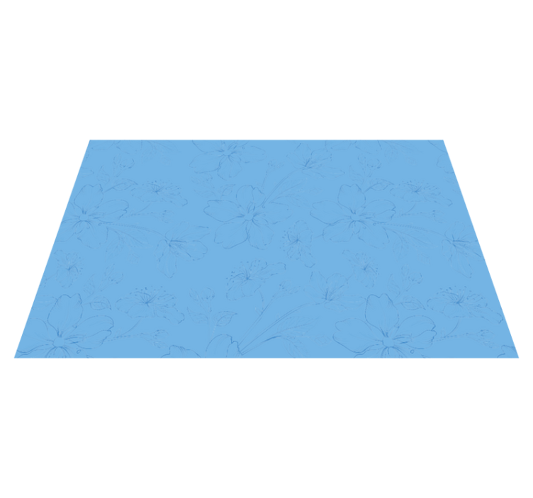 Vzorované prestieranie inšpirované botanickými motívmi - Tenstickers