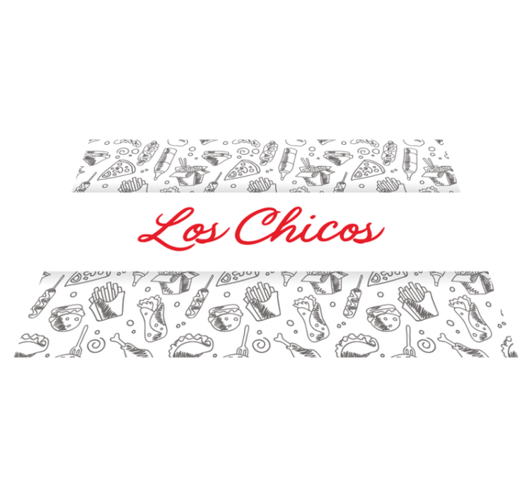 Detské prestieranie so zábavnými jedlami ilustráciami - Tenstickers