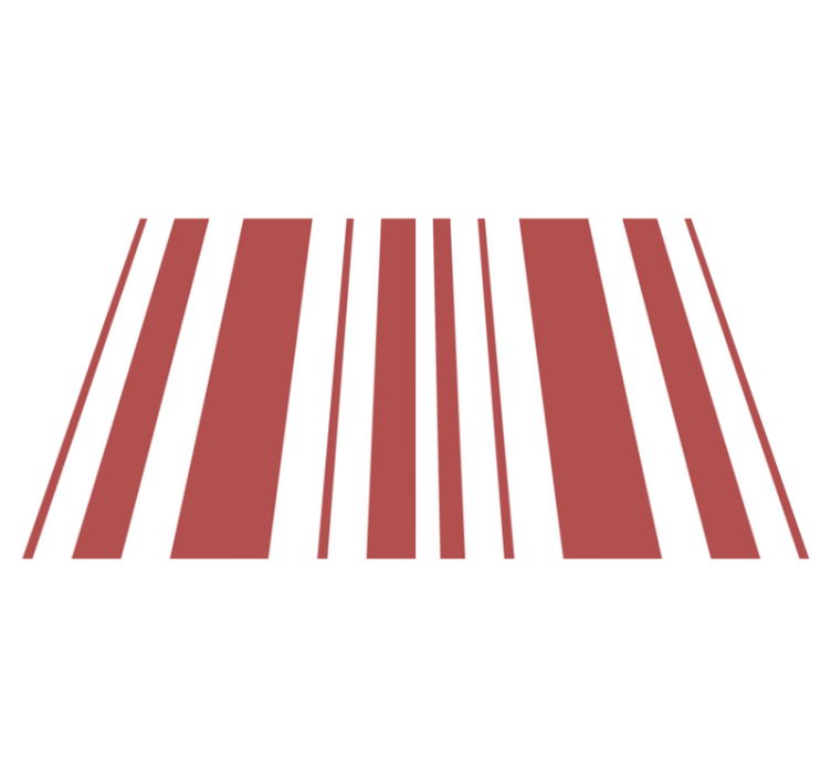 Vzorované prestieranie pruhovaný farebný vzor - Tenstickers