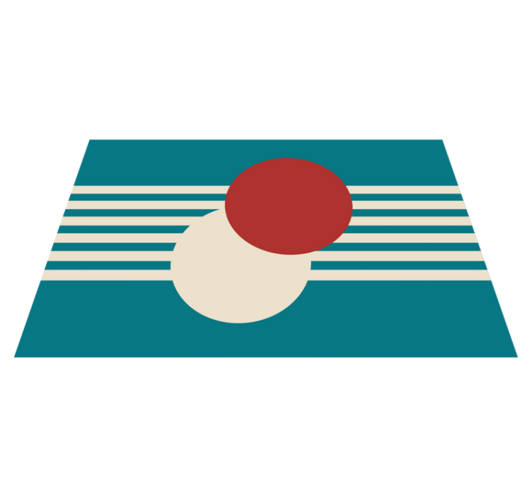 Moderné prestieranie na stôl abstraktné farebné tvary - Tenstickers