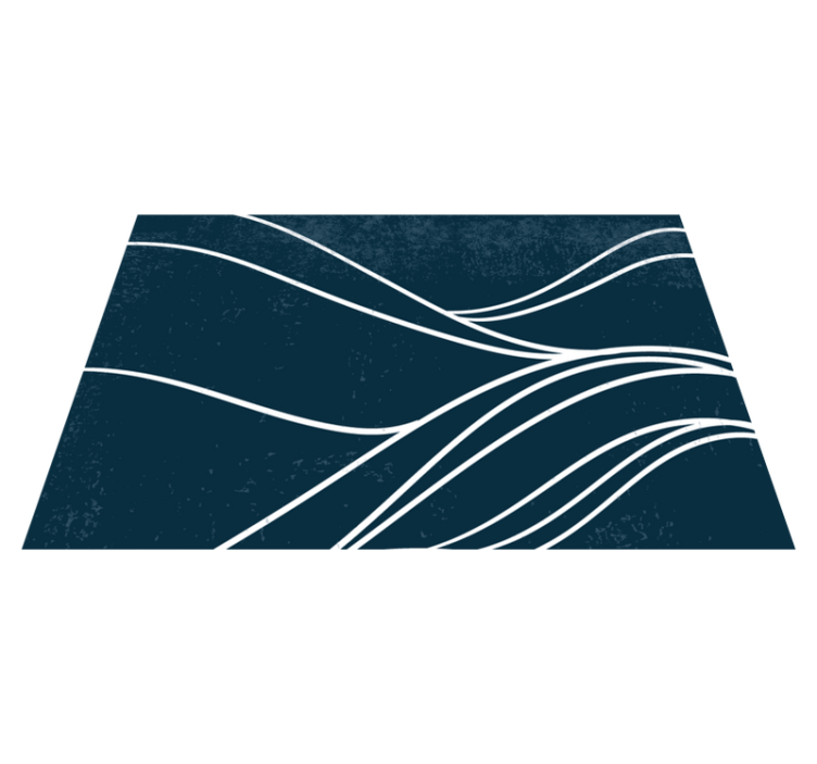 Moderné prestieranie na stôl elegantný vlnový vzor - Tenstickers