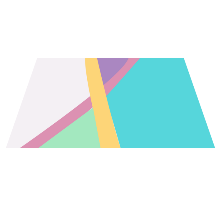 Moderné prestieranie na stôl abstraktné farebné vrstvenie - Tenstickers