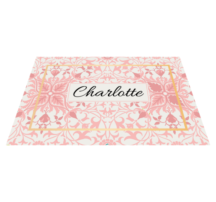 Prestieranie s menom prispôsobená botanická dekorácia - Tenstickers